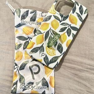 LoopyCases Lemon Print iPhone 15 Pro Max Case